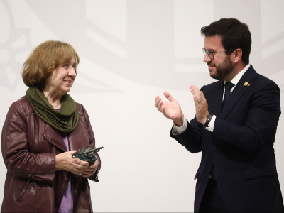 The President has presented the Interancional Award to Svetlana Alexievich