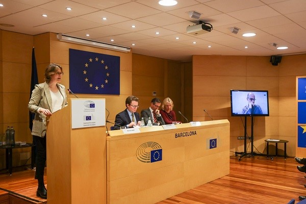 The Minister for Foreign Action and European Union took part in presenting the interactive map “Next Generation a prop teu”, promoted by the Representative Office of the European Commission in Barcelona